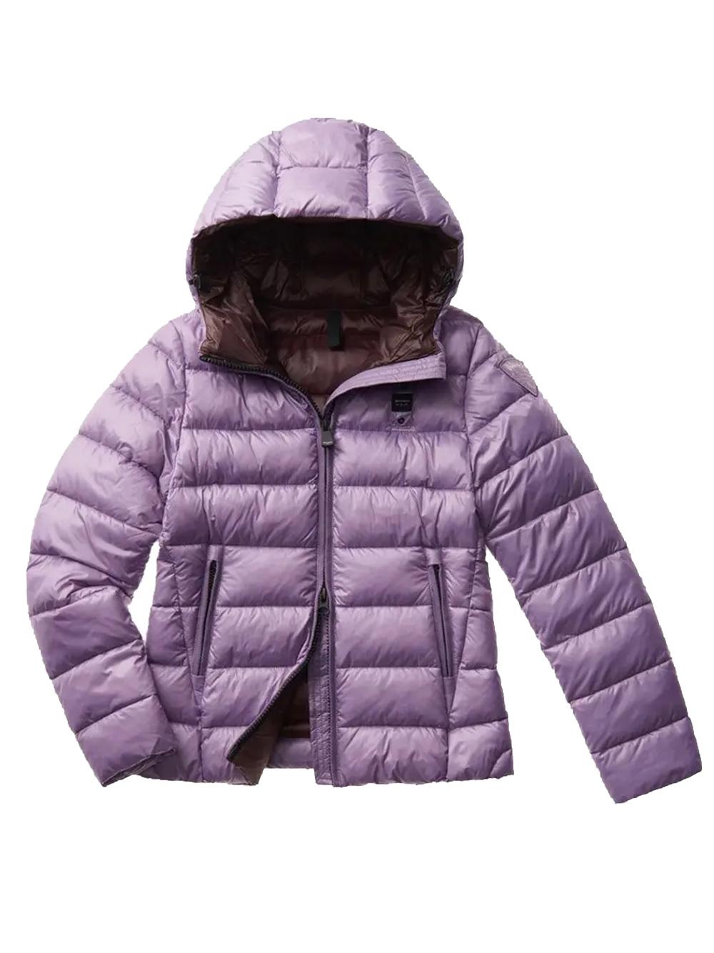 Giubbino Tartan  lilla 23WBLDC02114006648 739OA BLAUER 