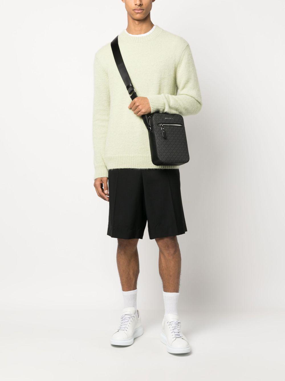 Portafoglio in pelle con fibbia 33F9LVAC6U 001 MICHAEL KORS 