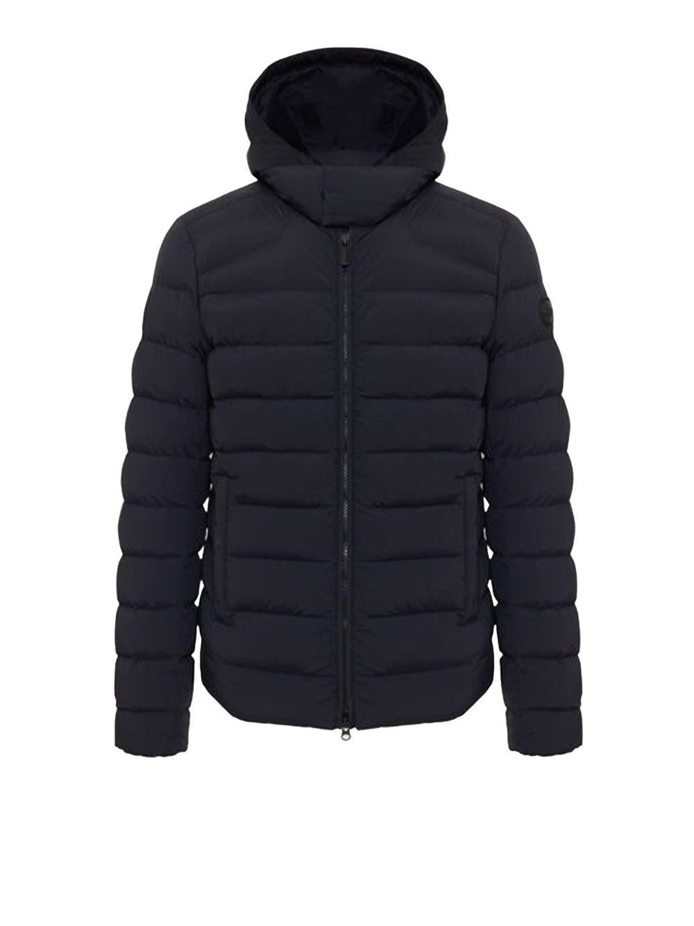 Cappotto nero con cappuccio con cerniera 12652ZL 99 COLMAR 