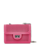 Borsa a tracolla con perline rosa