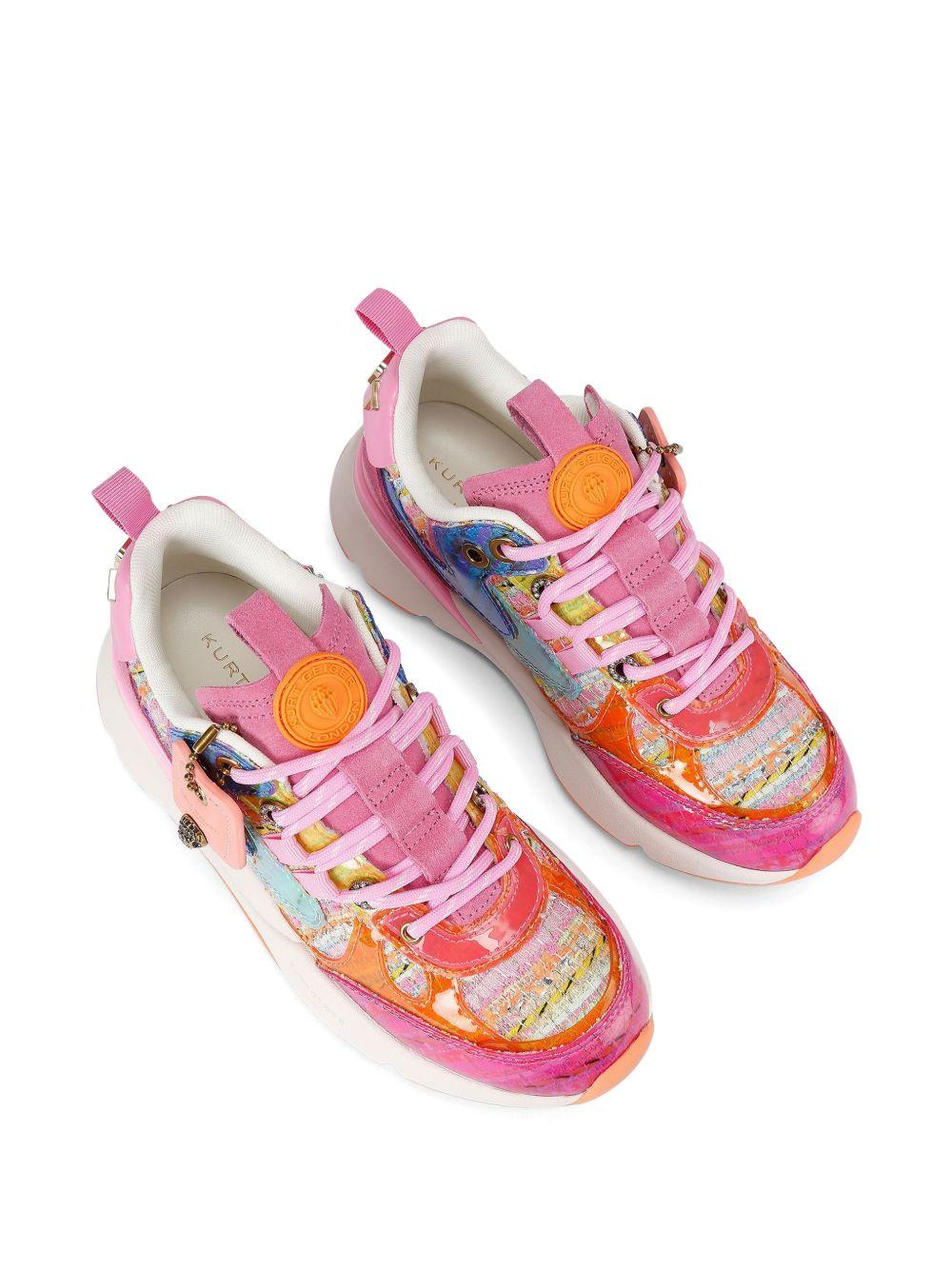 Sneakers con stampa multicolor e suola platform 5064357 069 KURT GEIGER 