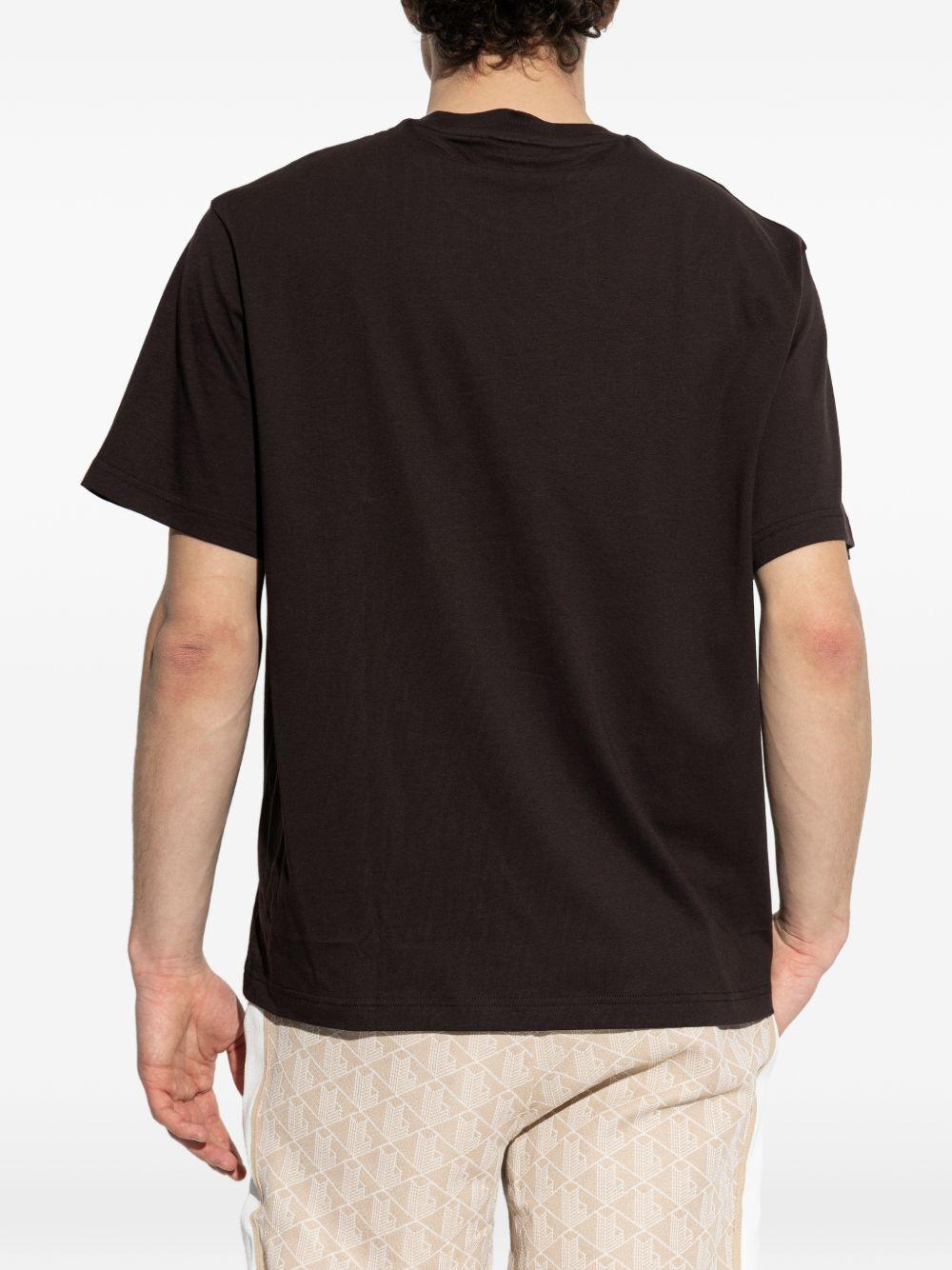 T-shirt girocollo con logo TH7318 3LA LACOSTE 