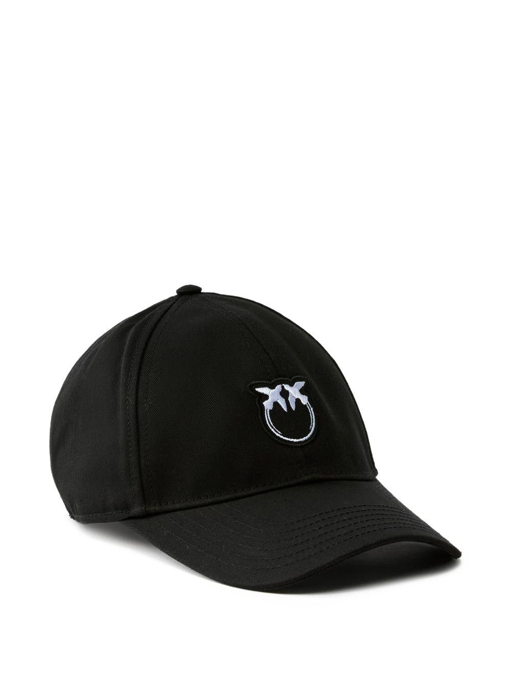 Cappellino con logo ricamato 106739A38P Z99 PINKO 