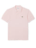 Polo rosa logo ricamo