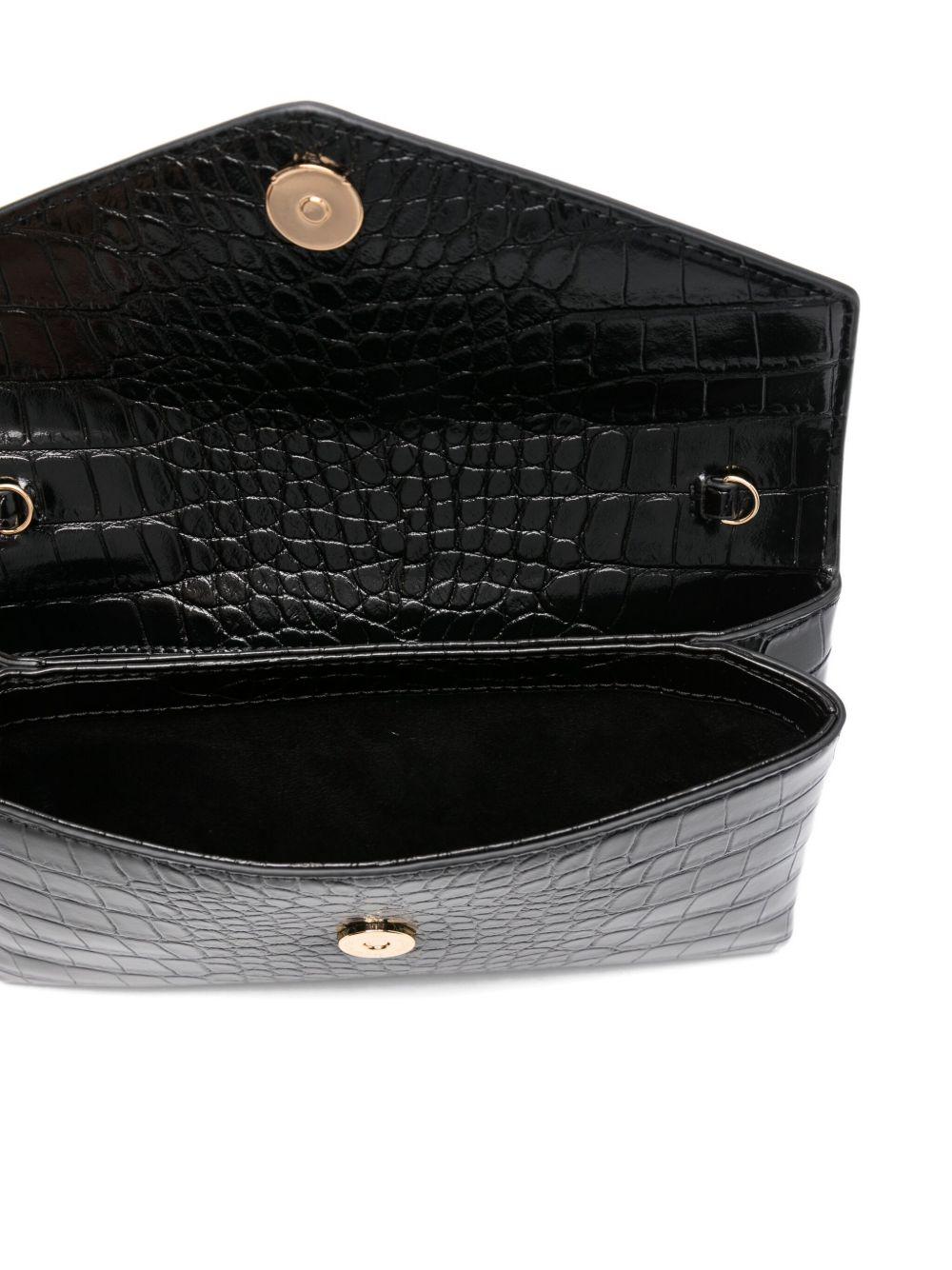 Clutch Effetto Coccodrillo con Catena Oro BS56A57E2 110 ELISABETTA FRANCHI 