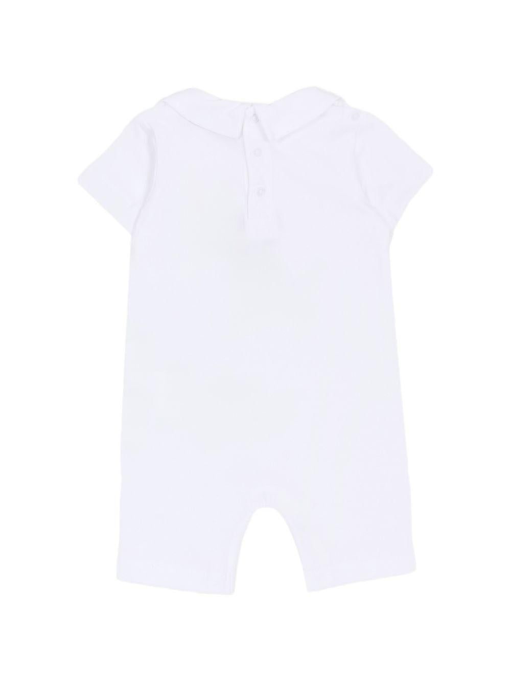 Tutina con stampa orsetto MUT04MLAA03 10101 MOSCHINO KIDS 