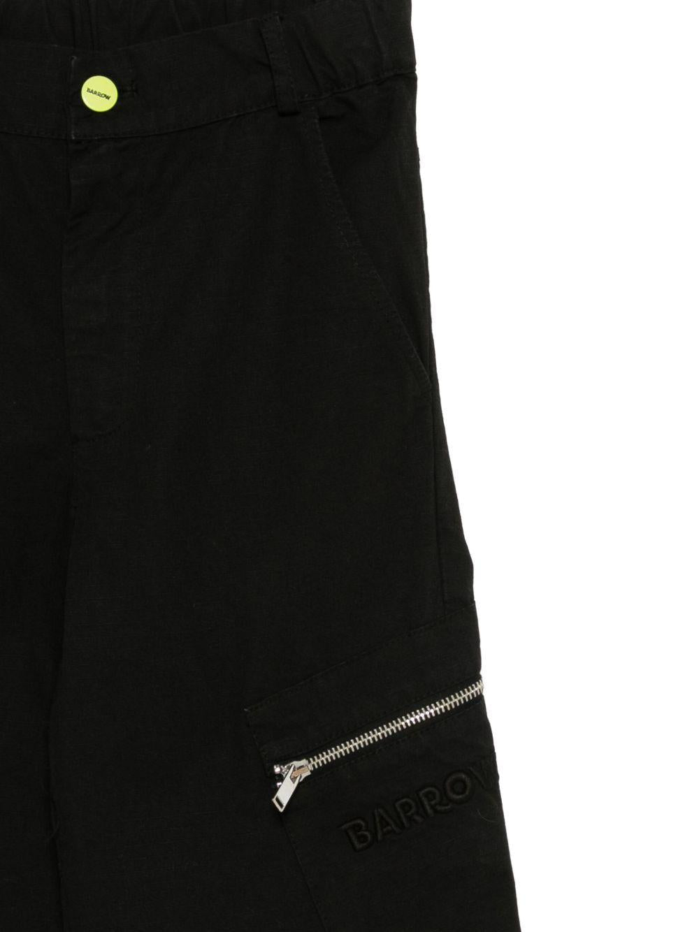 Pantalonii Dritti in Cotone con Tasche Laterali F5BKJUPA148 110 BARROW KIDS 