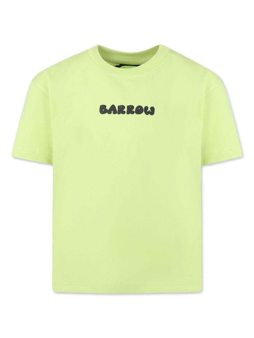T-shirt lime teddy upside down