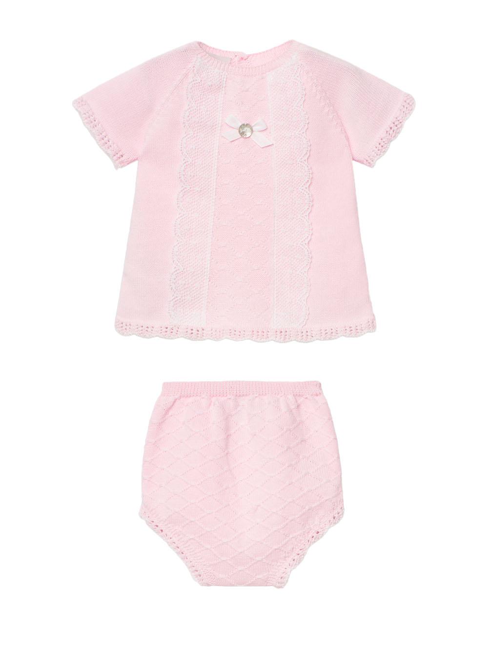Completo rosa neonata (2pz) 103122700 3701H82 PAZ RODRIGUEZ KIDS 