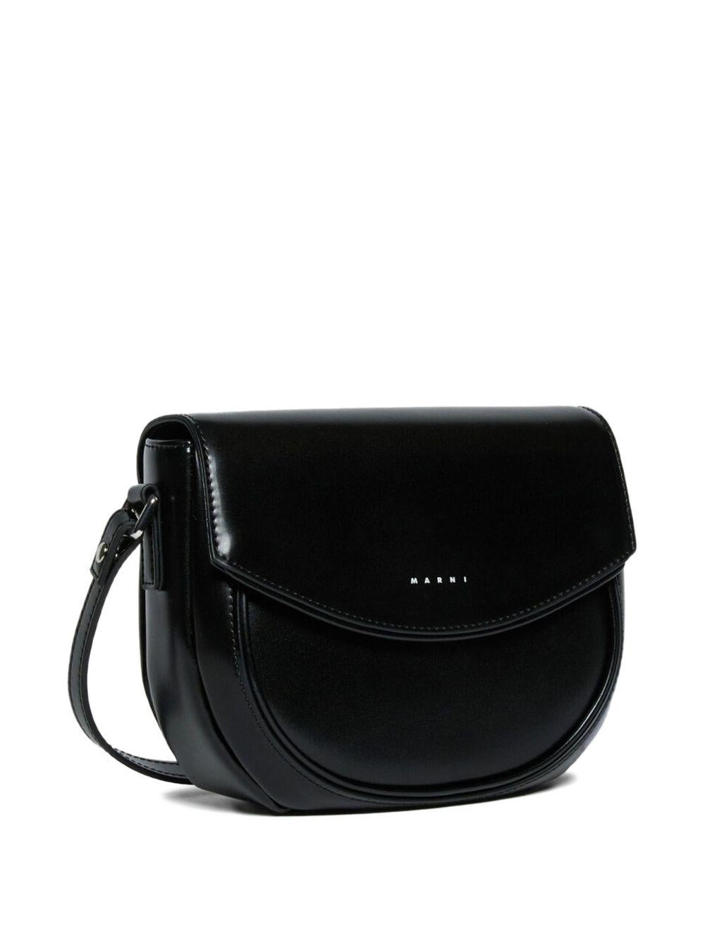 Borsa nera a tracolla con chiusura magnetica per bambini M01476M00TK 0M900 MARNI KIDS 