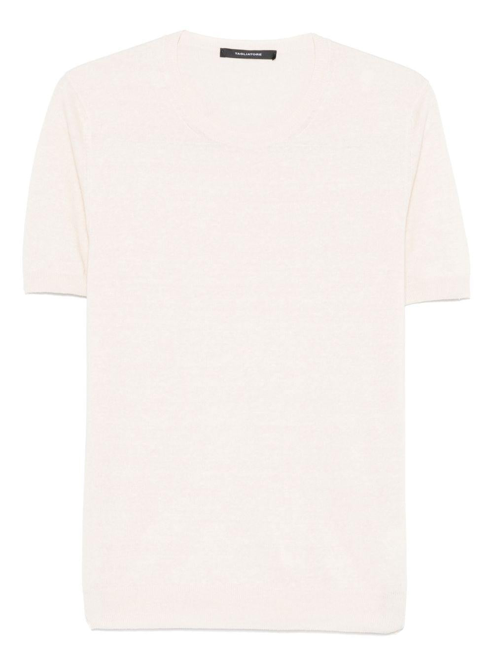 T-shirt Josh  in filo panna