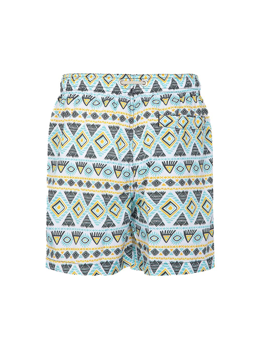 Costume boxer con fantasia multicolor
