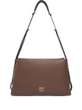 Borsa a spalla in pelle con fibbia Love Birds