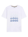 T-shirt in cotone con stampa logo