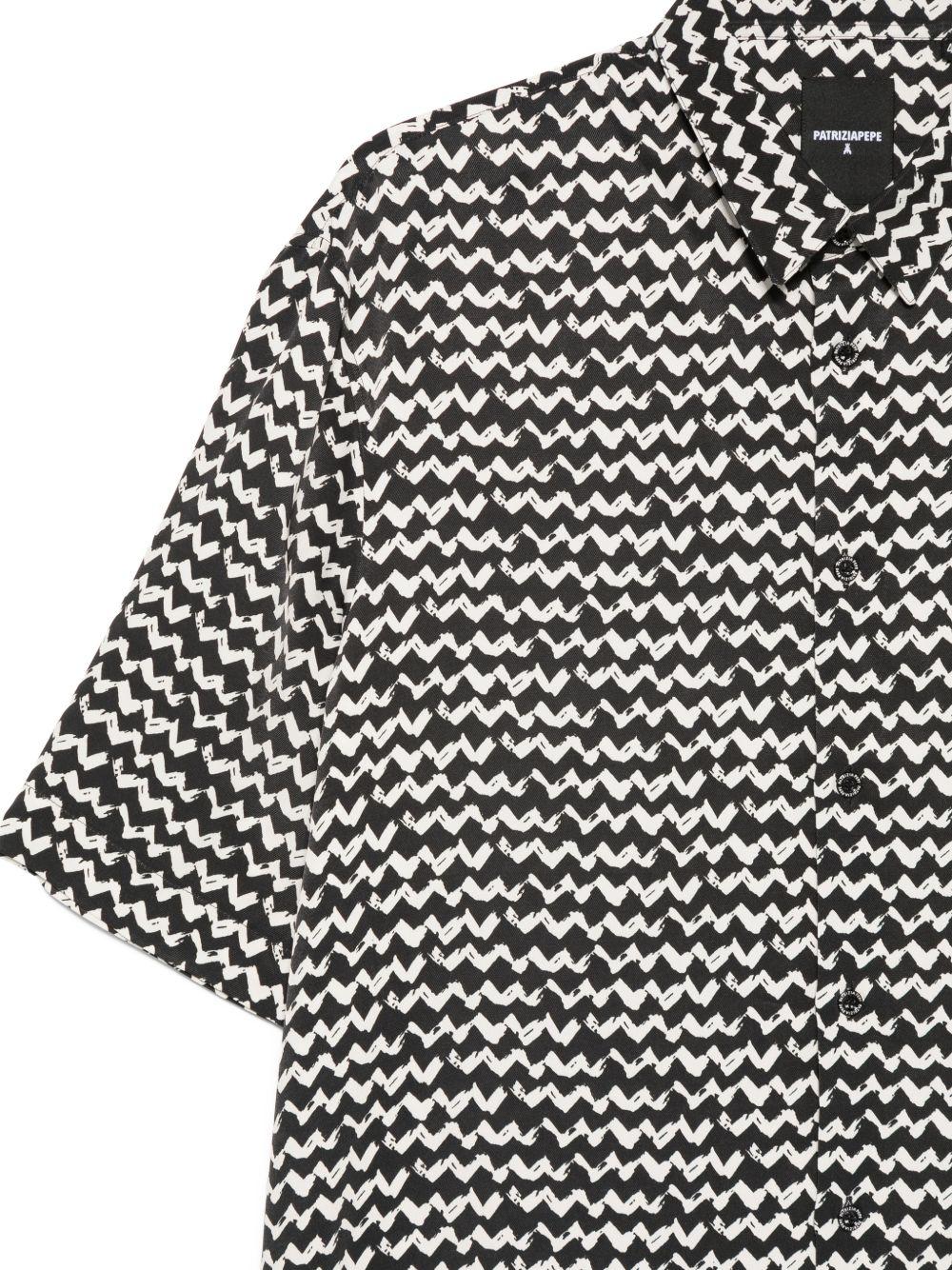 Camicia in viscosa a maniche corte 5C0312A093 FG84 PATRIZIA PEPE 
