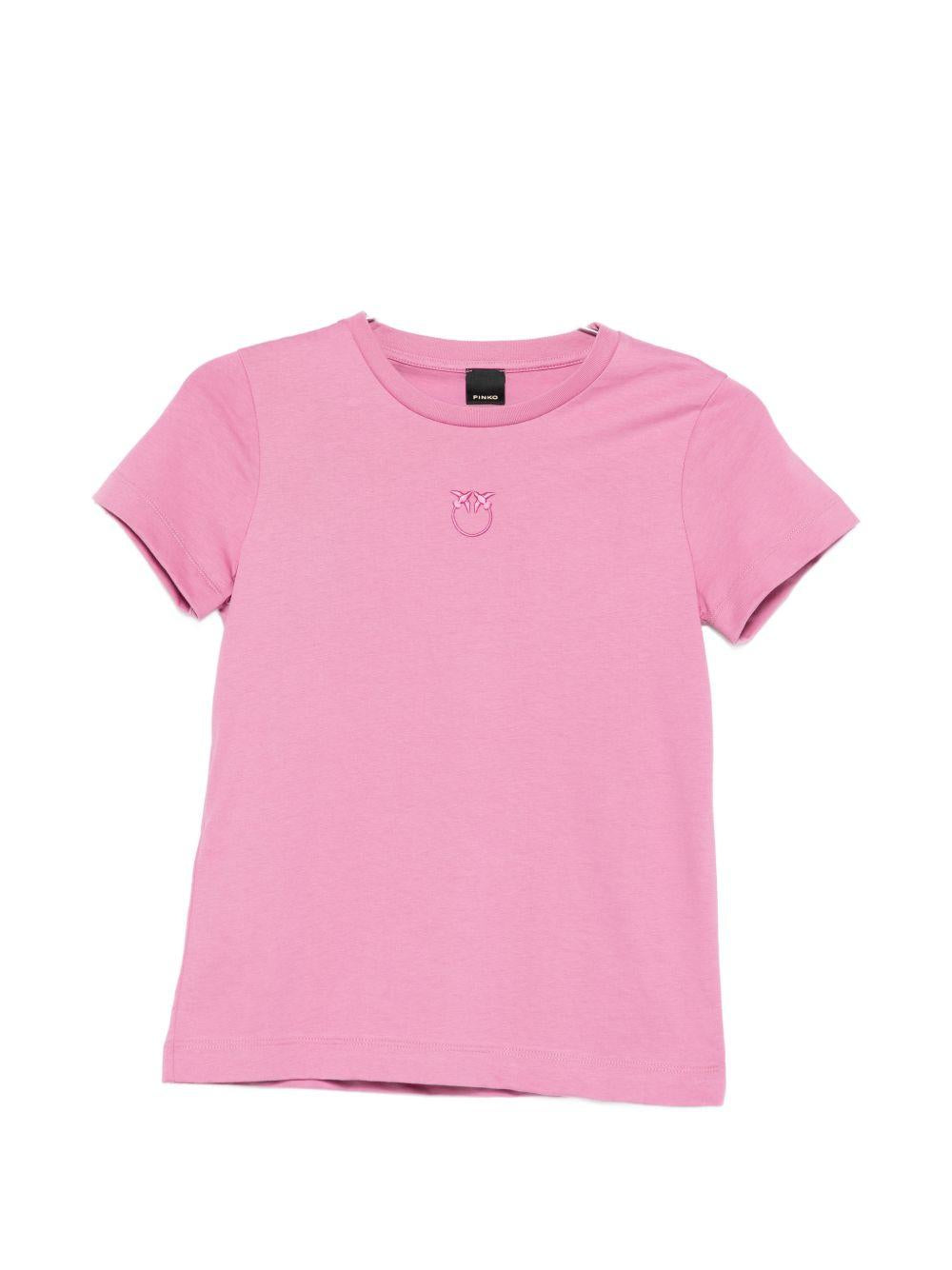 T-shirt girocollo in cotone 100355A339 Q48 PINKO 