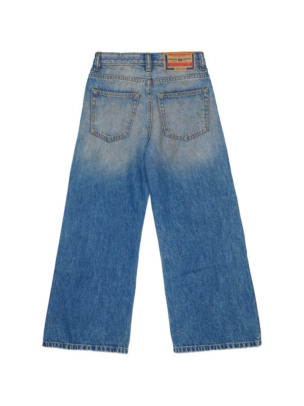 Jeans a gamba larga vita alta J02322KXBS0 K01 DIESEL KIDS 