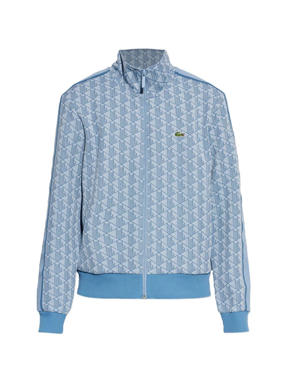 Giacca zip con stampa geometrica SH1368 1QI LACOSTE 