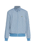 Giacca zip con stampa geometrica