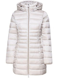 Padded coat with hood