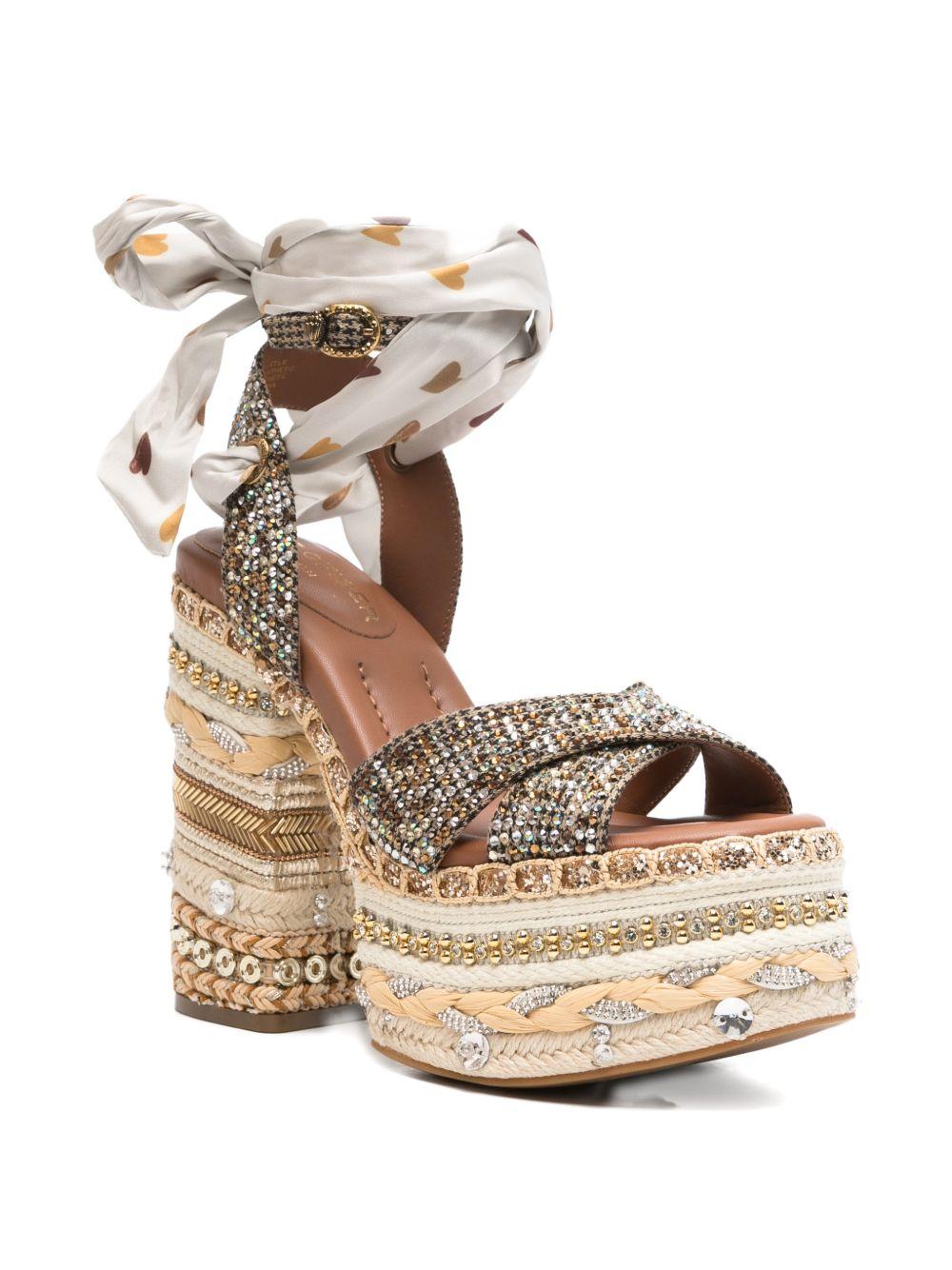 Sandali con plateau e lacci 4352443 609 KURT GEIGER 