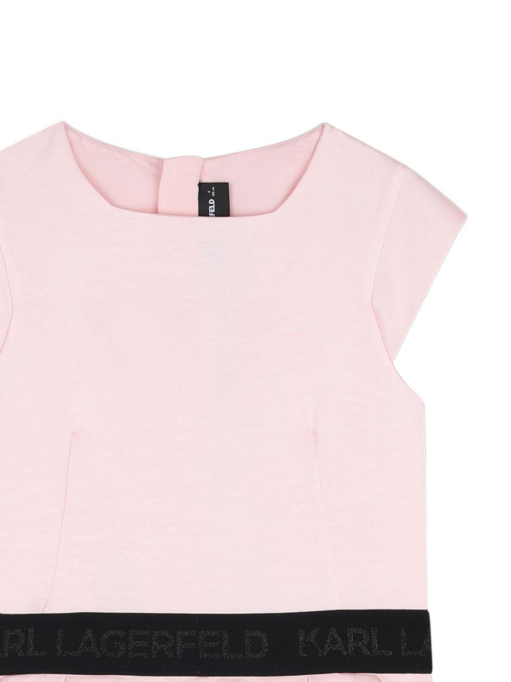 Abito con cintura elastica in vita Z31143 46F KARL LAGERFELD KIDS 
