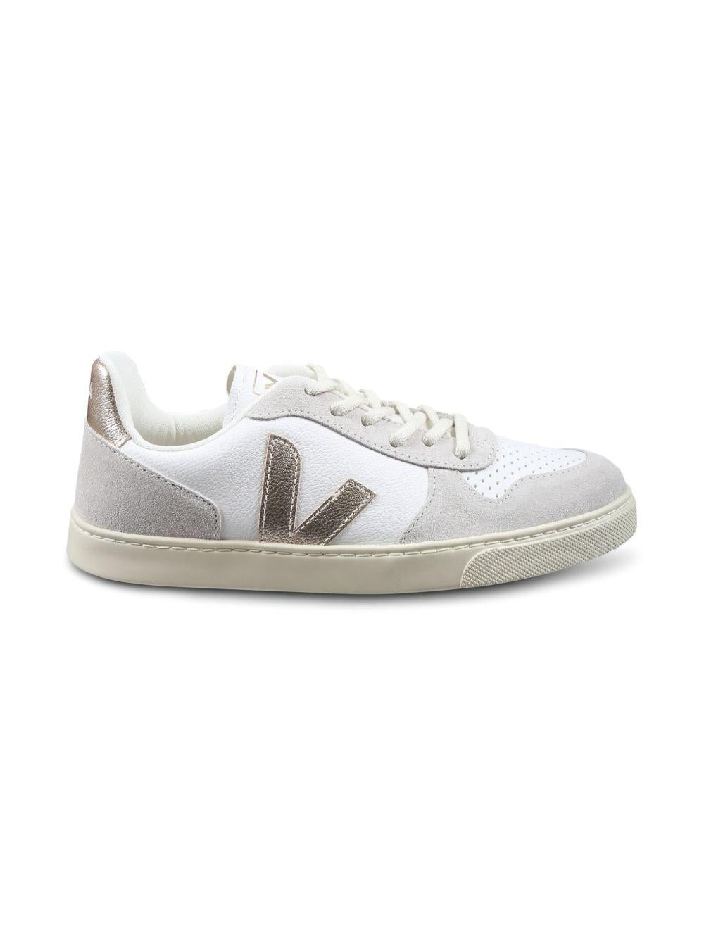 Sneakers con logo laterale e suola platform CX0520620 WHIPLATNATURAL VEJA KIDS 