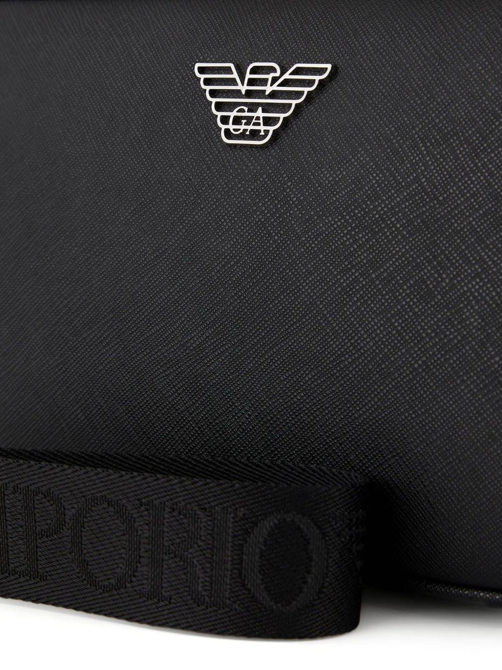 Pochete nera con logo e chiusura a zip Y4R356Y138E 81072 EMPORIO ARMANI 