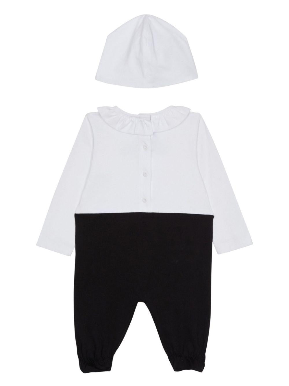Set neonato bianco/nero (2pz)