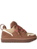 Sneakers con Lacci a Nastro e Suola in Gomma