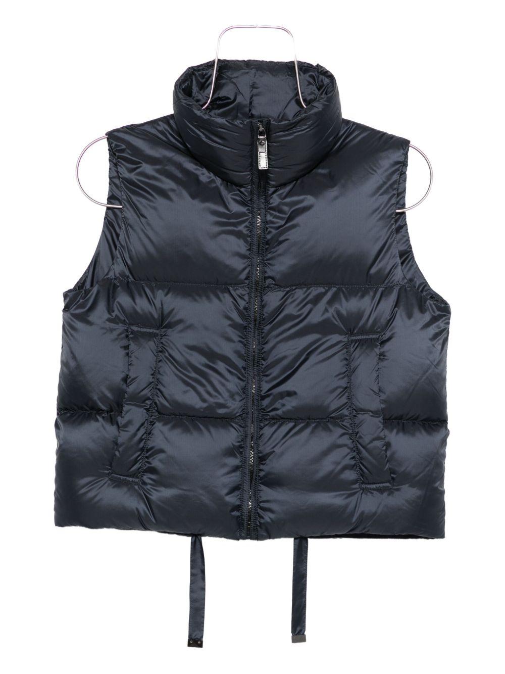 Gilet The Cube in tessuto blu navy 2529296065600 008 MAX MARA THE CUBE 