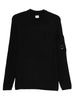 Maglione Nero in Cotone a Coste