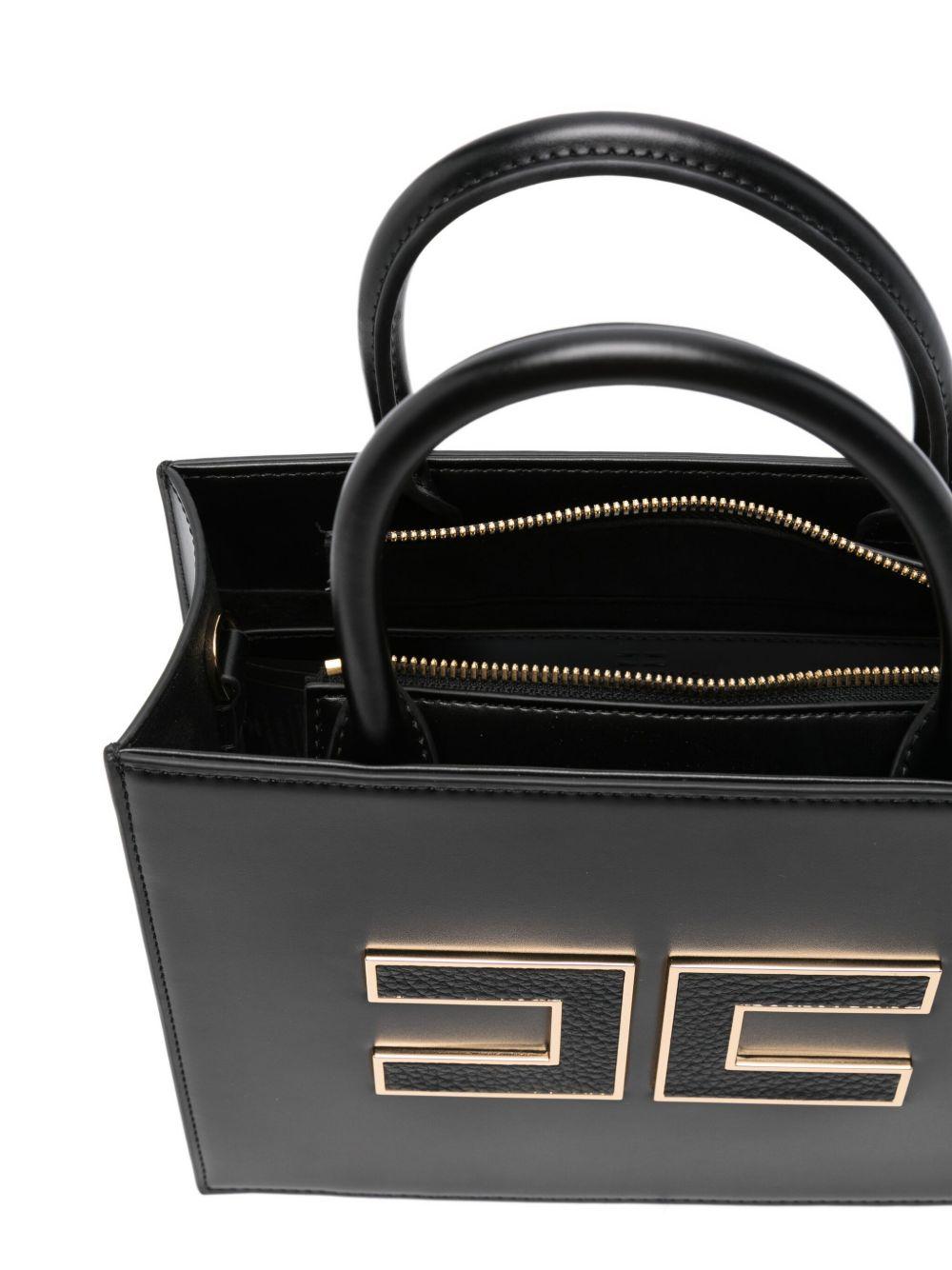 Borsa Tote Piccola con Tracolla Rimovibile e Placca Logo BS33A56E2 110 ELISABETTA FRANCHI 