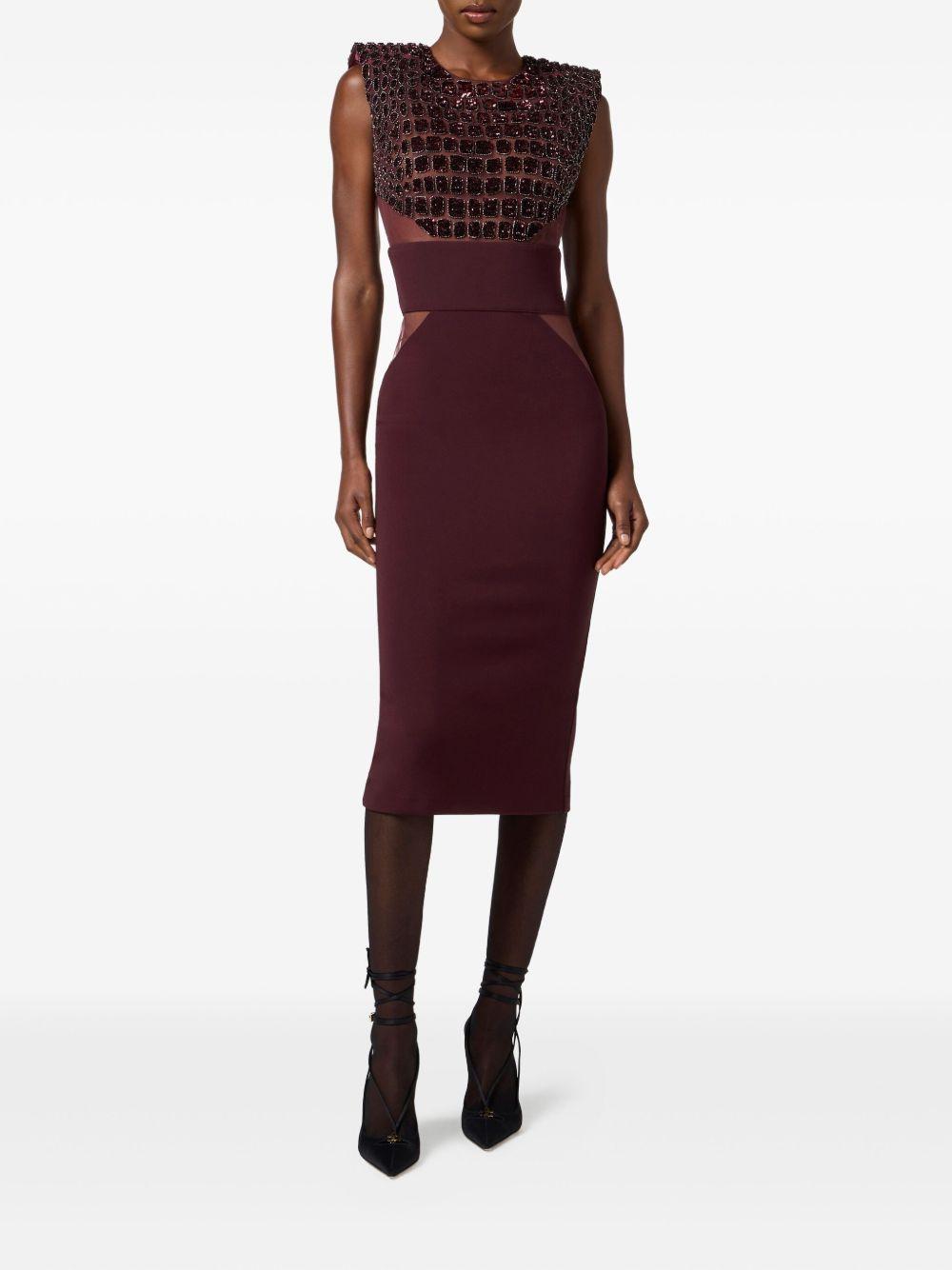 Abito Midi con Paillettes AB83457E2 EA4 ELISABETTA FRANCHI 
