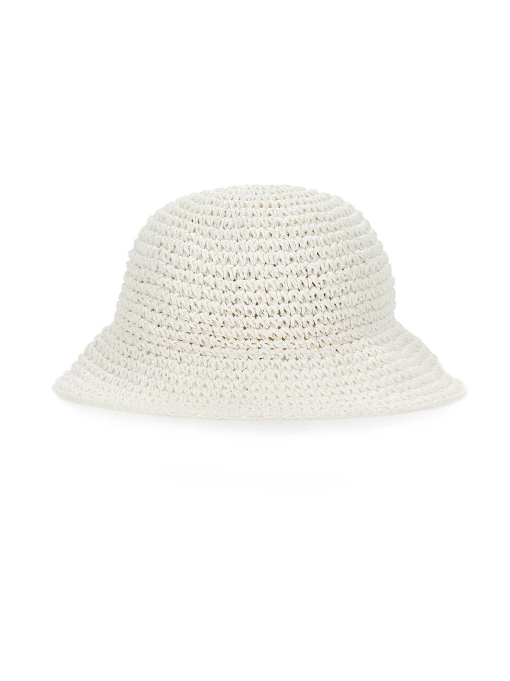 Cappello paglia a cuori