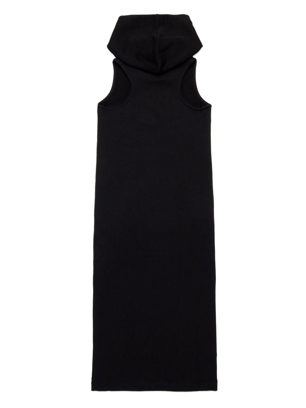 Abito midi nero Oval-D