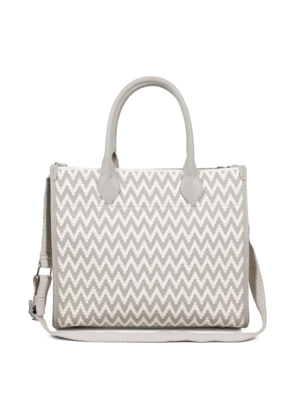 Borsa a mano con motivo chevron N30330 N52 LANVIN KIDS 