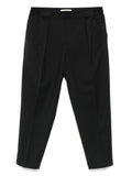 Pantaloni Neri con Pieghe