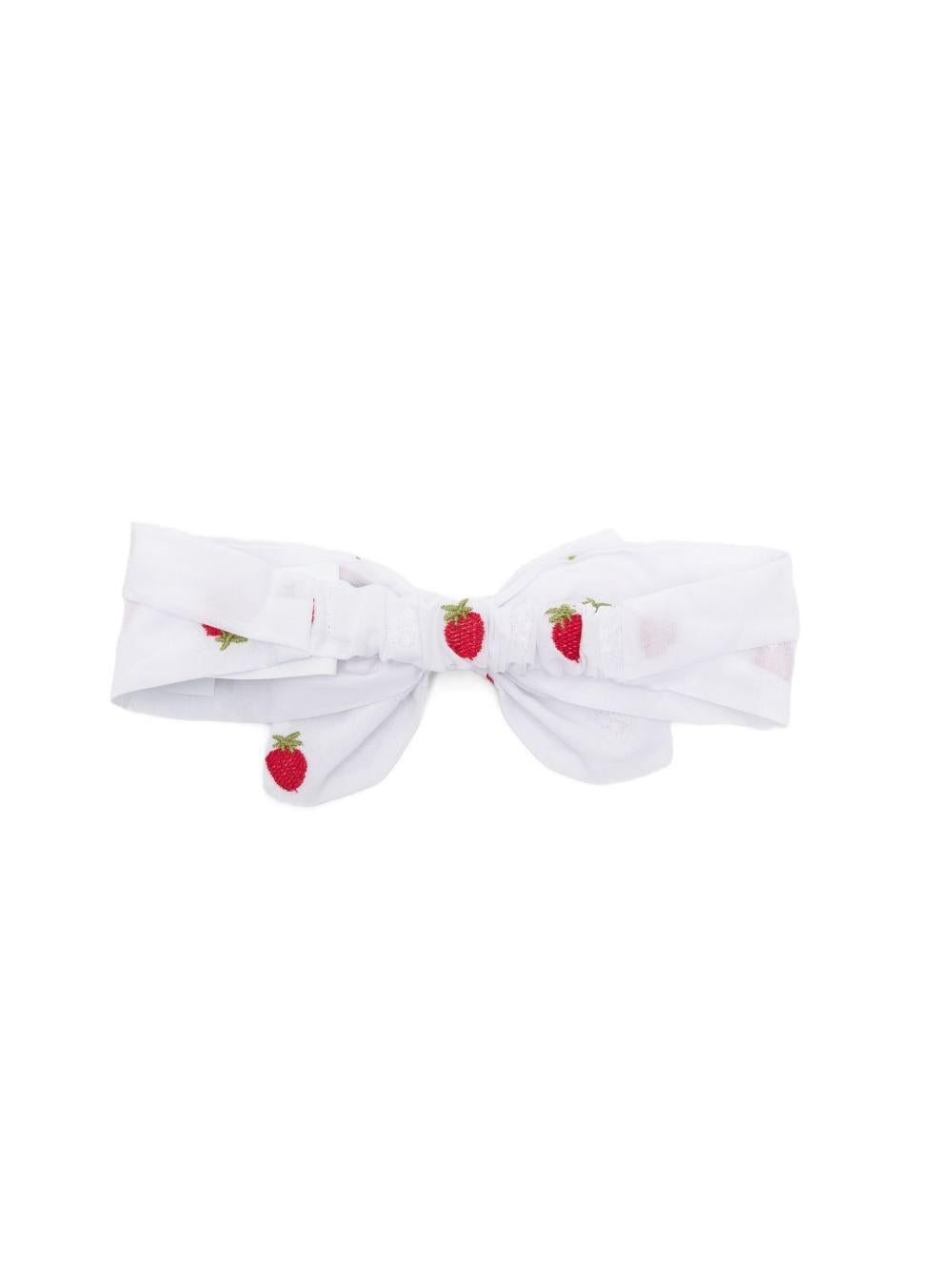 Fascia per capelli in cotone con fiocco 39G0077944 9944 MONNALISA KIDS 