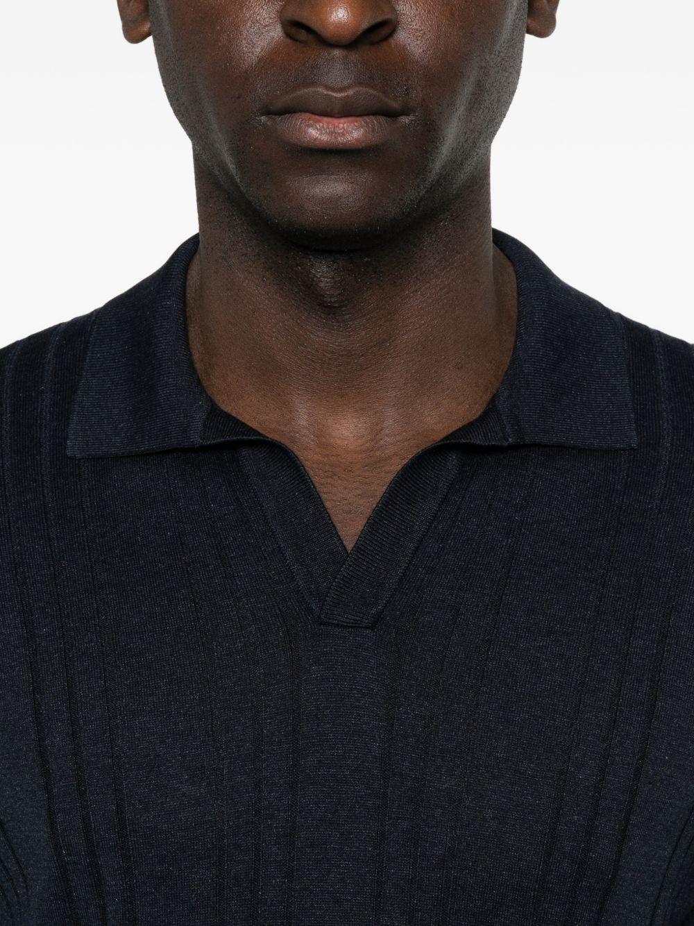 Polo in maglia a coste colletto a camicia DARNELGSE2603 597 TAGLIATORE 