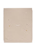Beige Baby Blanket with Embroidered Logo