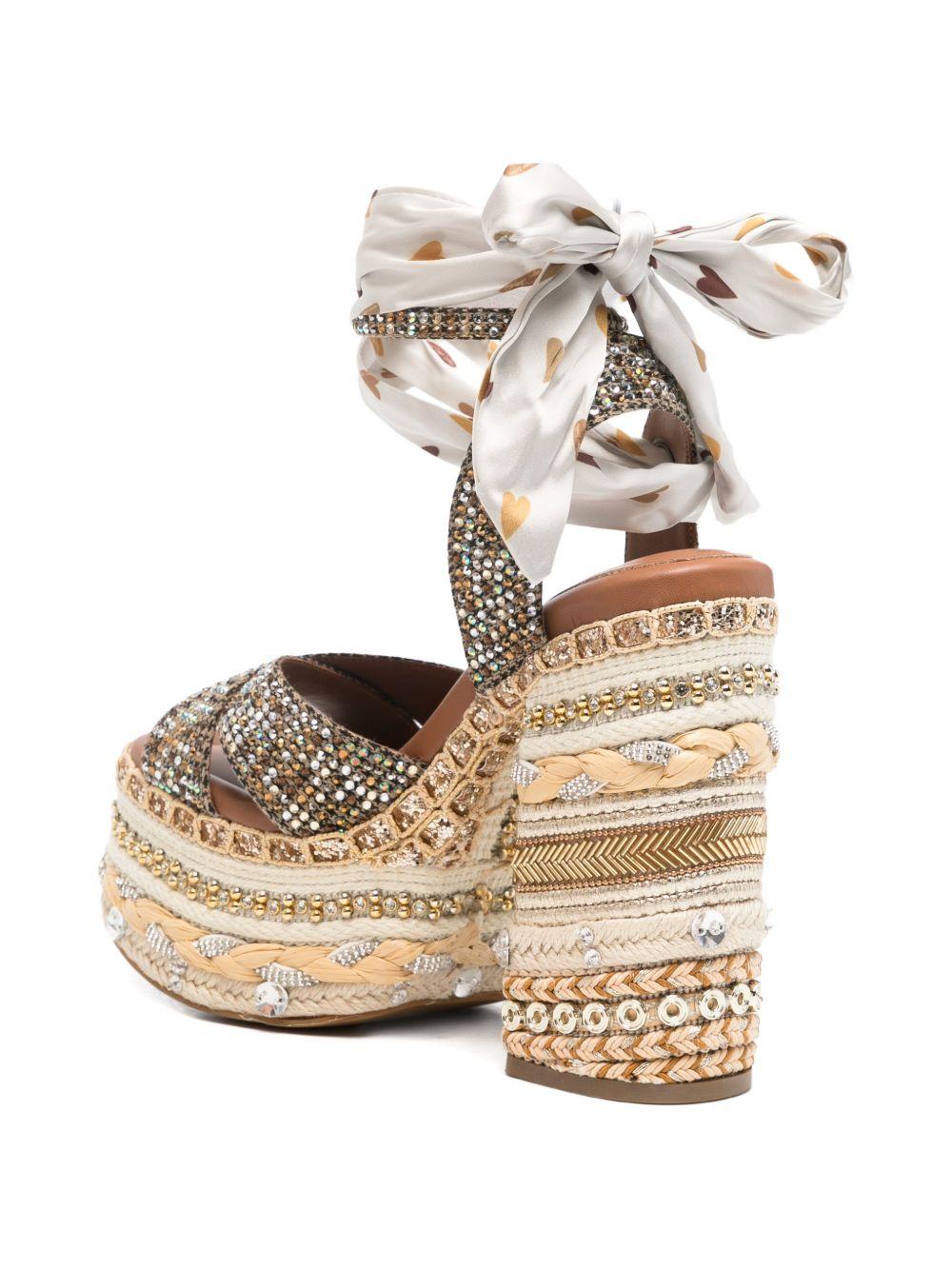 Sandali con plateau e lacci 4352443 609 KURT GEIGER 