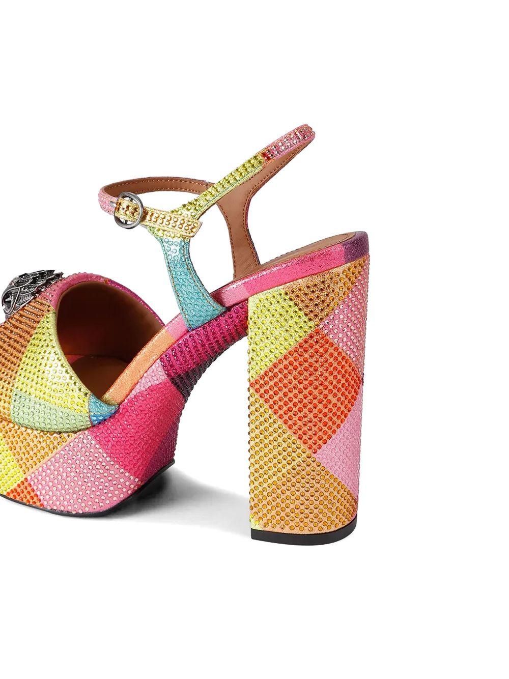 Sandali con platform e paillettes multicolor 9798869 069 KURT GEIGER 