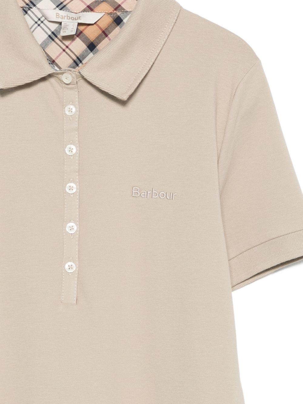 Polo in cotone con colletto classico LML0634 SN31 BARBOUR 