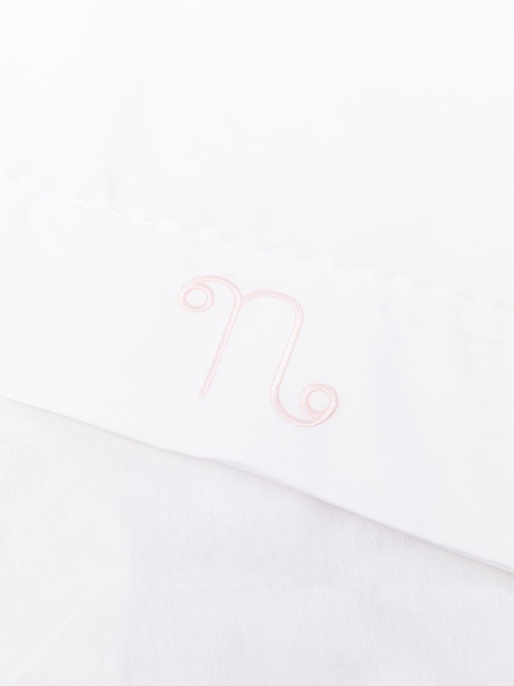 Set tre pezzi in cotone con ricamo E26407 ROSA NANAN KIDS 