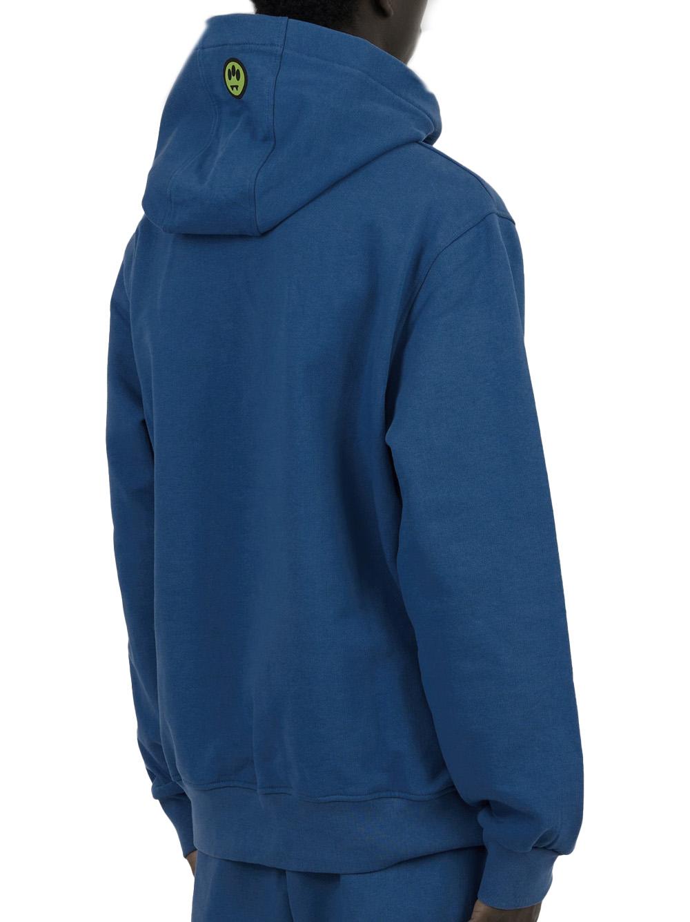 Felpa blu mini logo retro F4BWUAHS151 BW026 BARROW 