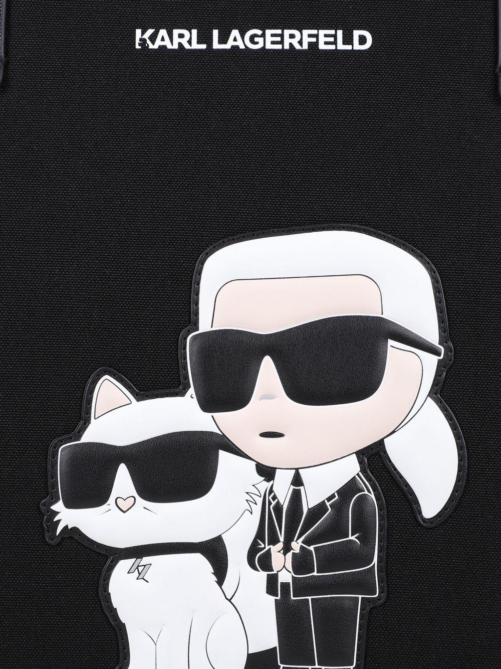 Borsa a spalla con stampa cartoon Z31195 09B KARL LAGERFELD KIDS 