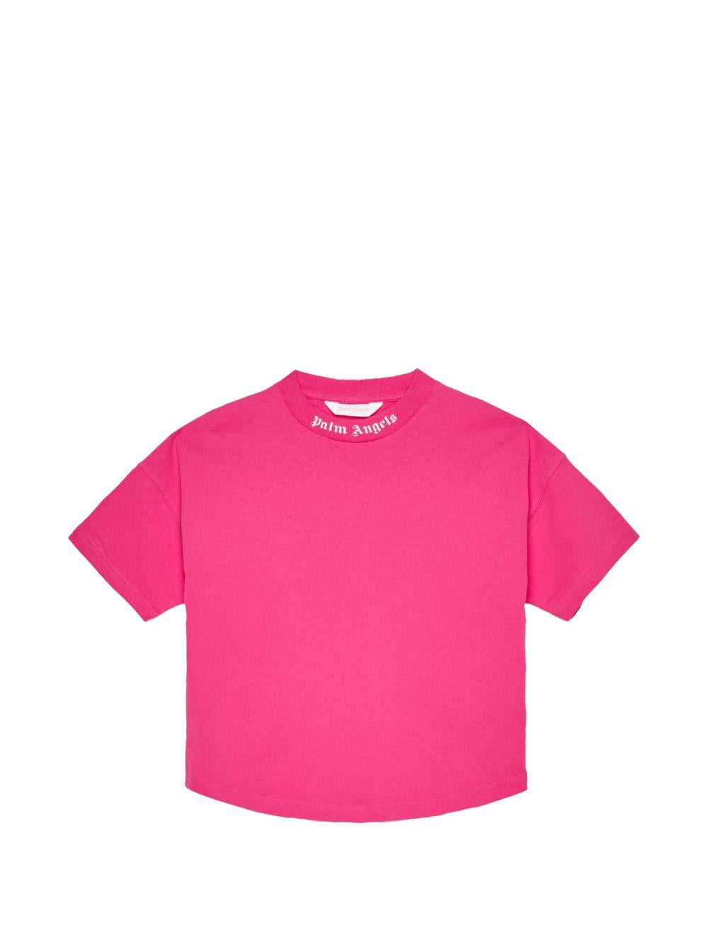 T-shirt a maniche corte con logo PGAA001S26JER001 044 PALM ANGELS KIDS 