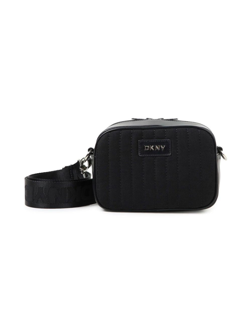 Borsa nera tracolla logata