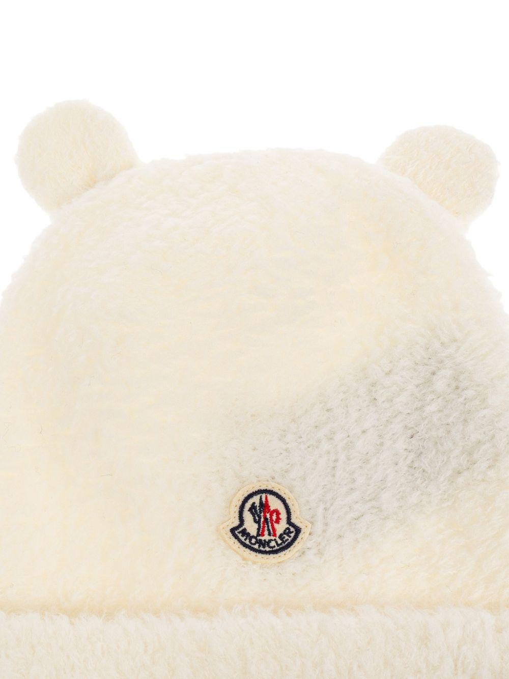 Cappello Bianco con Dettaglio K29513B00005M7291 034 MONCLER KIDS 